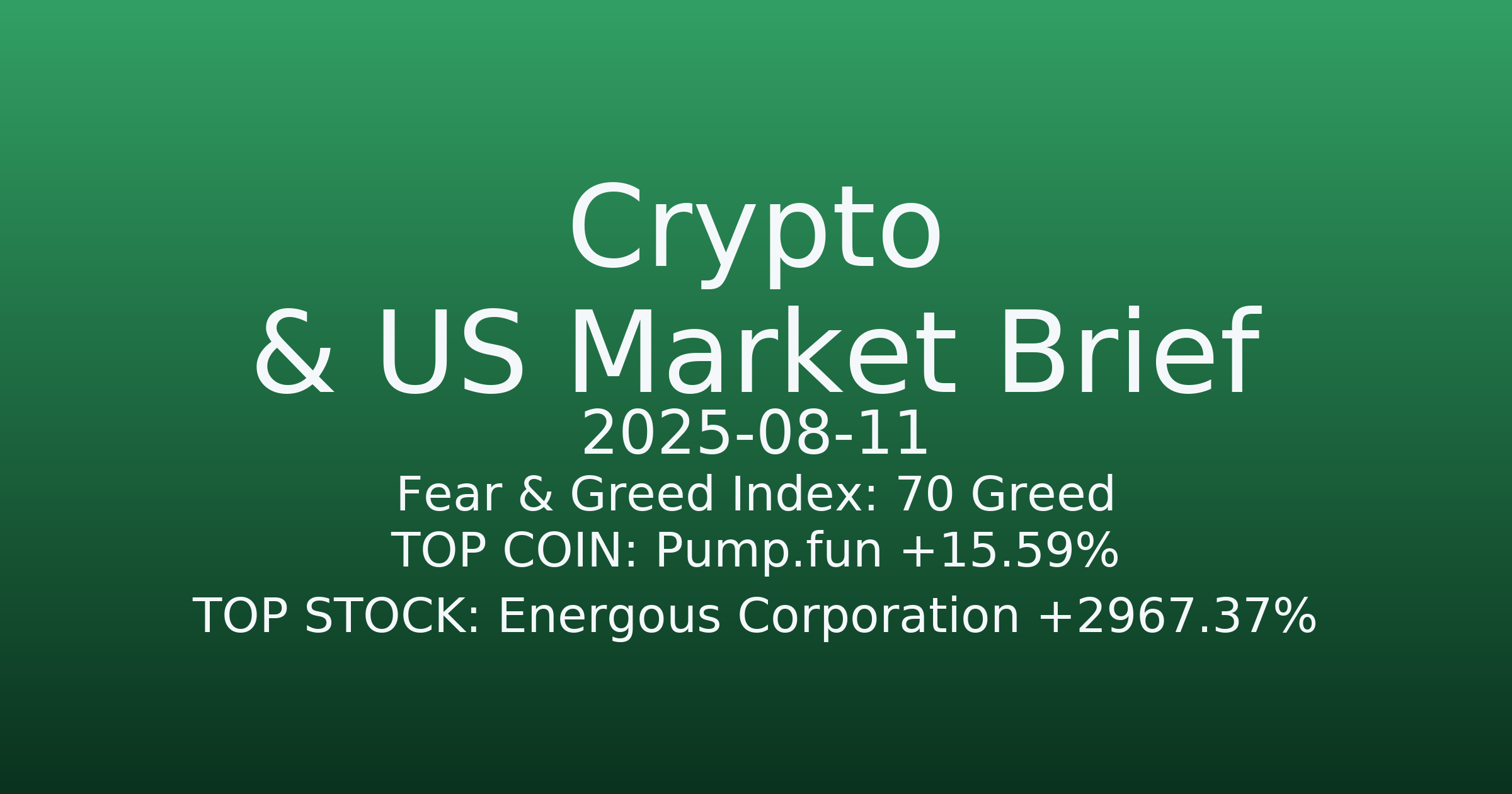 코인·미증시 요약 (Crypto & US Market Brief) (2025-08-11)